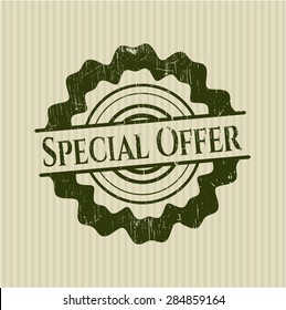 Special Offer grunge seal