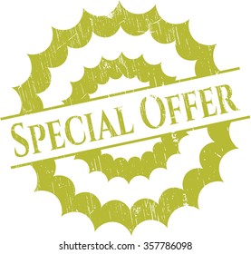 Special Offer grunge stamp