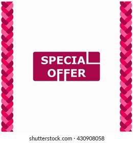 Special offer icon Flat Design. Isolated Illustration.