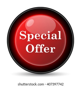 Special offer icon. Internet button on white background. EPS10 vector
