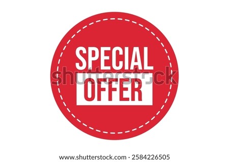 Special Offer Icon Set.Special Offer red colored. Discount label.Big sale special offer. end of season special offer banner, Discount, Percentage, advertising campaign, mega sale, upto off, promotion