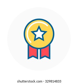 Icono de oferta especial adecuado para gráficos de información, sitios web y medios impresos. Vector colorido, icono plano, imagen prediseñada.