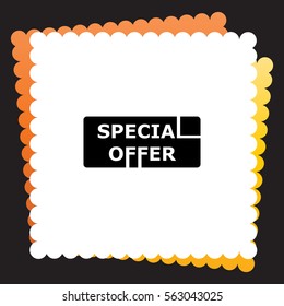 Special offer  icon. Vector design.