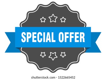 special offer label. special offer isolated seal