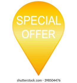 Special Offer Labels on white background. Vector.