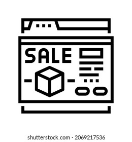 vector de icono de línea de oferta especial. signo de oferta especial. símbolo de contorno aislado ilustración negra