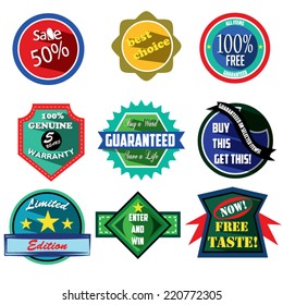 Special Offer logo badges and labels