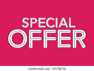 Special Offer Logo -Illustration