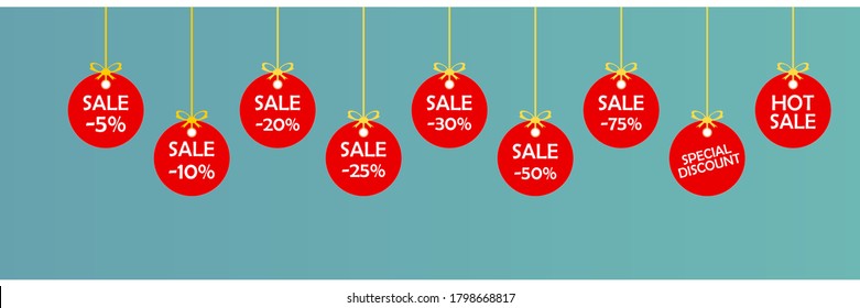 Special offer logo template. New year holiday card template. Shop market poster design.