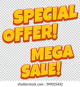 Special Offer and Mega Sale banners collection.You can be used for banners, flyers, outdoor printing, web.