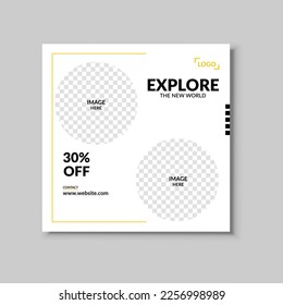 Special offer mega sale modern banner promotion template design