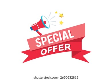 "Special Offer with Megaphone - Announcement Discount"