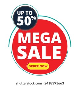 special offer new and big sale banners 
Red ribbons tags and stickers
Mega sale promotion template with label design  Vector illustration.
