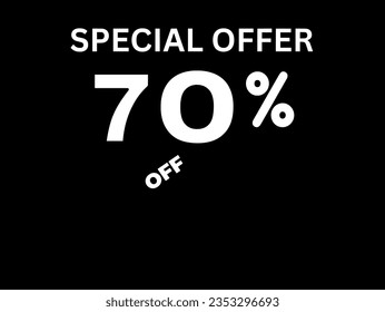 Oferta especial con 70% de descuento 