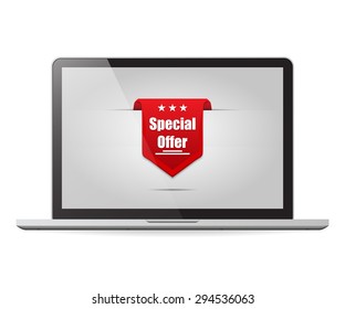 Special offer on a laptop