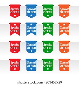 Special offer paper tag labels