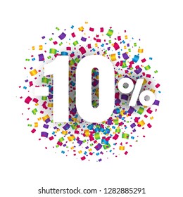 Special Offer Price Sign With Gradient Mesh, Vector Illustration