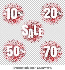 Special Offer Price Sign Isolated Transparent Background With Gradient Mesh, Vector Illustration