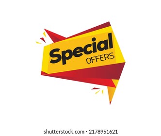 Special Offer price tag vector format