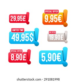 Special Offer Price Template Labels