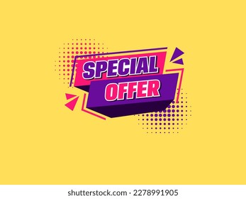 Special Offer Promo Advertise Sign