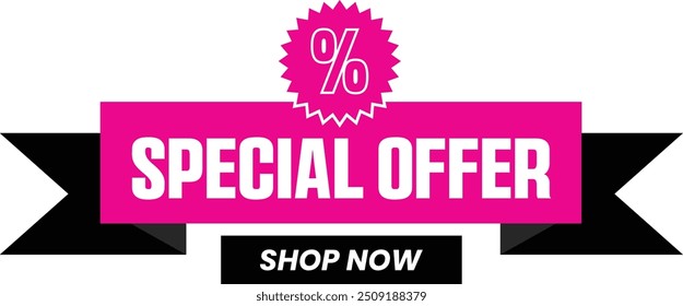 Special Offer Promotional Ecommerce Offer Design Marketing Symbol