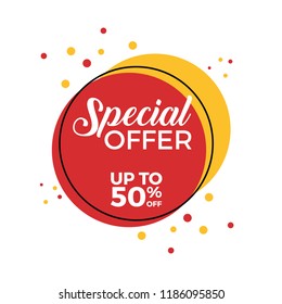 Special Offer with Red Circle Banner