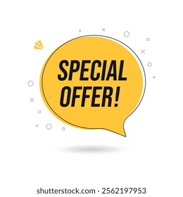 Special Offer red colored. Discount label. Big sale special offer. end of season special offer banner, Discount, Percentage, advertising campaign, mega sale, upto off, clearance, promotion, vector