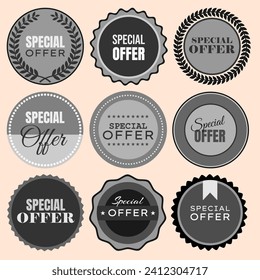 Special Offer - Retro vintage badges and labels collection