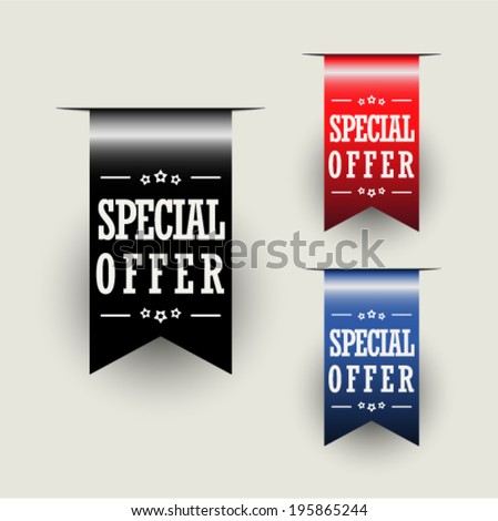 Special Offer Ribbons