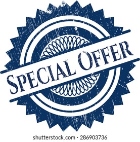 Special Offer rubber grunge stamp