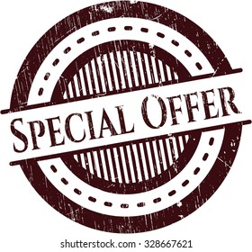 Sello de goma especial de la oferta