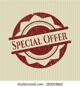 Special Offer rubber stamp