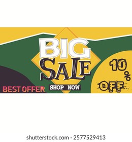 Special Offer, sale banner design template, extra discount 10 off, promo tag, app icon, vector illustration 