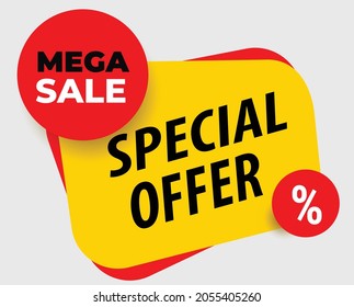 Special offer sale label. DISCOUNT PACK DESIGN PROMO, Sale Discount Banner. Discount offer price tag. Vector Modern Sticker Illustration. Isolated Background Vector. sale label with discount. eps