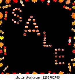 Special Offer Sale Paper Tag, Banner, Poster or Flyer design on red, black and orange background, Creative. Seamless. Illustration in red, black and orange colors. Vector illustration.