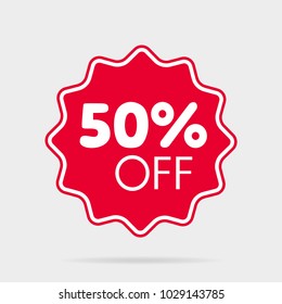 Special offer sale price red