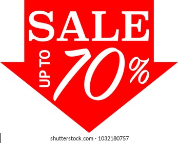 Special offer sale red tag isolated vector illustration. Discount offer price label, symbol for advertising campaign, Label to promote marketing. Attracting signs.