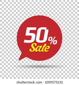	
Special offer sale red tag. This is the concept of the price list for discounts, of an advertising campaign, advertising marketing sales, a 50% off discount, a unique offer. Vector illustration.
