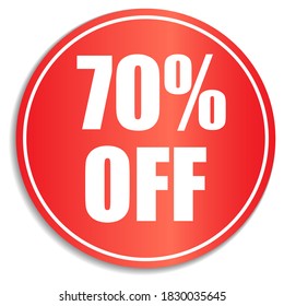  Special offer sale red tag isolated vector illustration