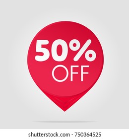 Special offer sale red tag fifty