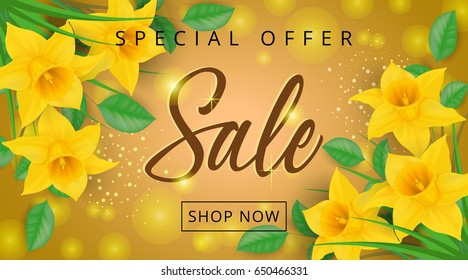 Special offer sale shop now lettering