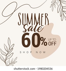 Special offer Sale, Summer sale banner, offers and promotion template design