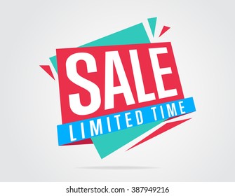 Special offer sale tag discount symbol retail sticker sign price isolated modern graphic style vector illustration