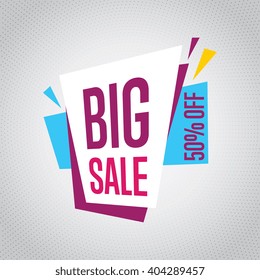 Special offer sale tag discount symbol retail sticker sign price isolated modern graphic style vector illustration.
