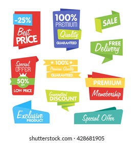 Special Offer Sale Tag Discount Symbol Retail Sticker Sign Price Isolated Modern Graphic Style Vector