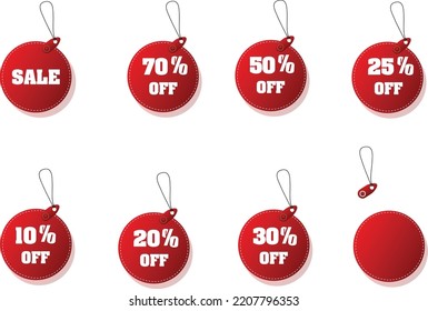 Special offer sale tag isolated with 30% in white background. 30% off discount tag, label, symbol, sticker for advertising campaign in retail on shopping day.