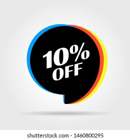 Special offer sale tag. This is the concept of the price list for discounts, of an advertising campaign, advertising marketing sales, a 30% off discount, a unique offer. Vector illustration.