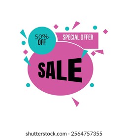 "Special Offer Sale Template Vector Illustration"

