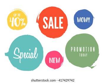 Special offer special sales tags vector design
